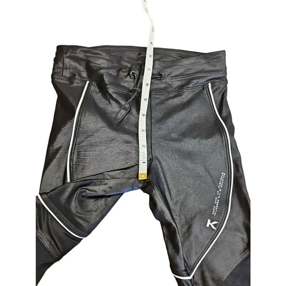 KORAL Women's Black High Waist Activewear Biker Shorts Small - Picture 7 of 9